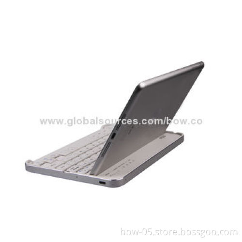 Wireless Bluetooth 3.0 Keyboard Case for iPad Mini 1/2 with 3.0-4.2V Operating Voltage